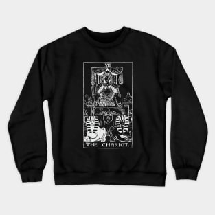 VII The Chariot - Rider-Waite-Smith Tarot Card Crewneck Sweatshirt